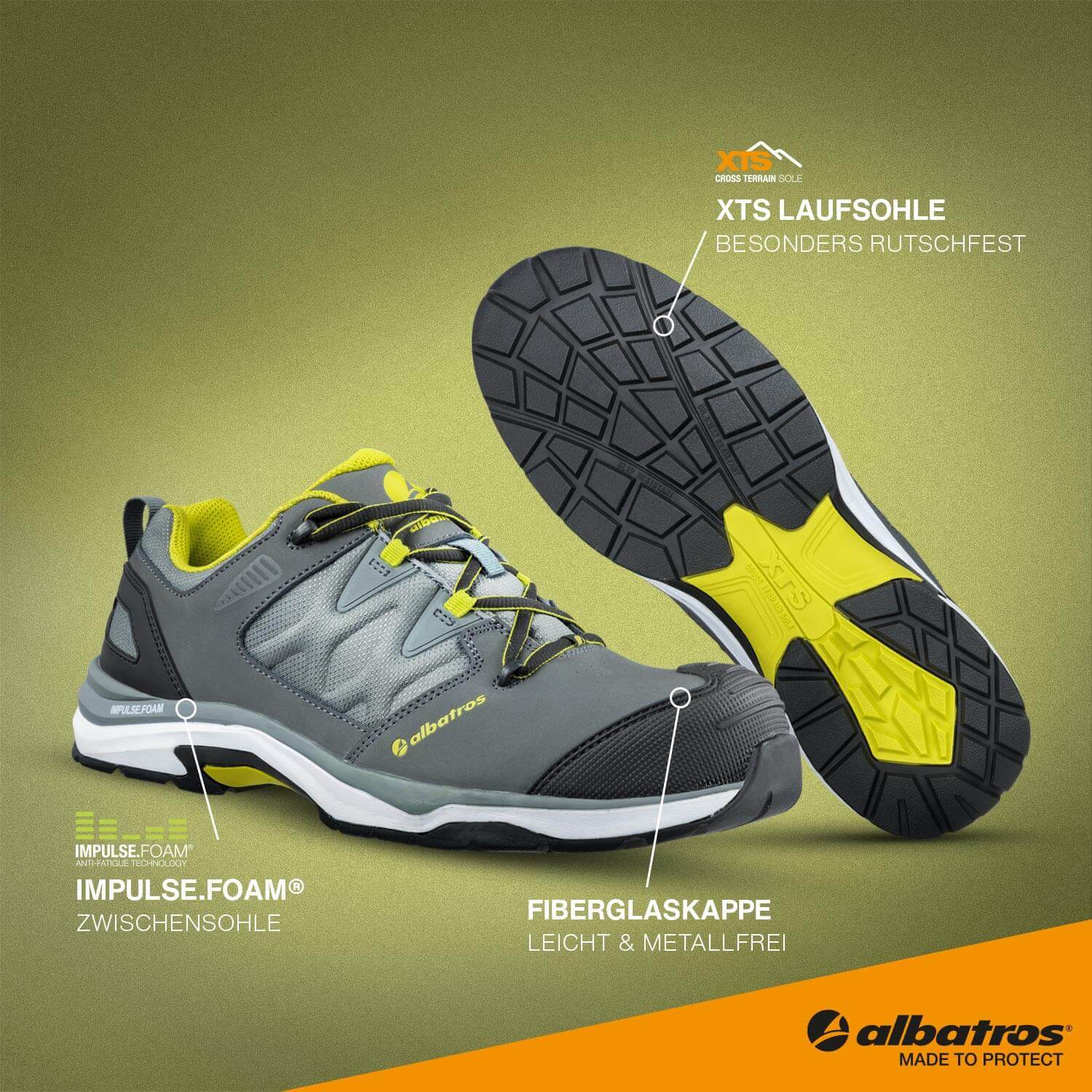 Albatros Ultratrail S3 grey low
