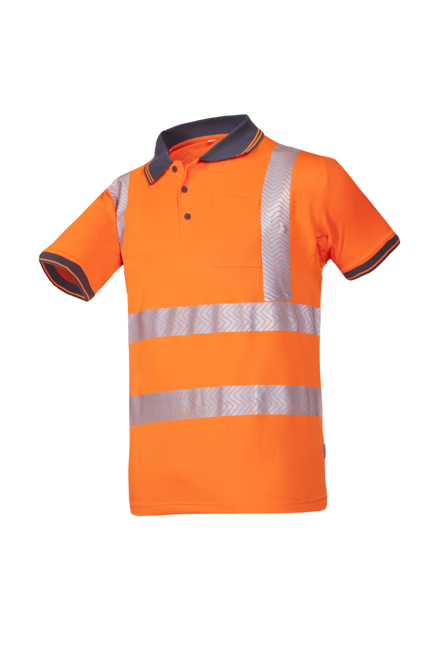 Sio-Cool Warnschutz Polo Shirt Rotto